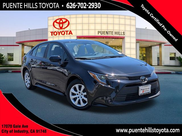 Midnight Black Metallic 2026 Toyota Corolla Sedan Front-Wheel Drive Continuously Variable Transmission