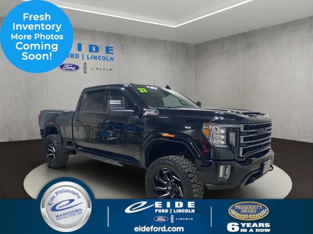 Onyx Black 2021 GMC Sierra 2500HD Pickup Truck Four-Wheel Drive Automatic