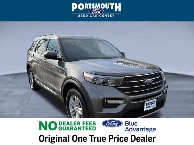 Carbonized Gray Metallic 2022 Ford Explorer XLT AWD SUV / Crossover All-Wheel Drive Automatic