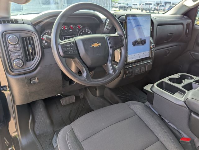 2025 Chevrolet Silverado 1500 Custom Black at Ross Downing Chevrolet