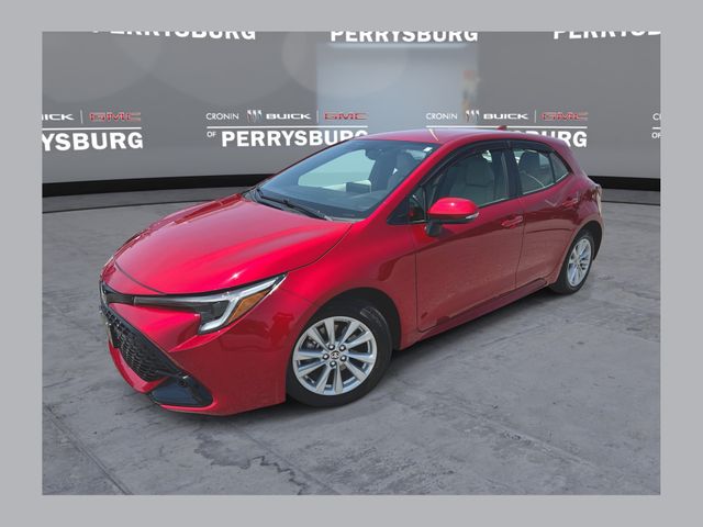 Emotional Red 2023 Toyota Corolla Hatchback Hatchback Front-Wheel Drive Continuously Variable Transmission