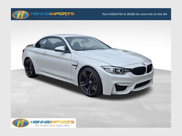 White Metallic 2017 BMW M4 Convertible Rear-Wheel Drive 7-Speed Automatic