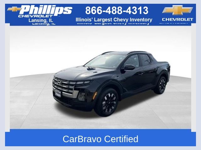 Phantom Black 2025 Hyundai Santa Cruz SEL Crew Cab AWD Pickup Truck All-Wheel Drive 8-Speed Automatic