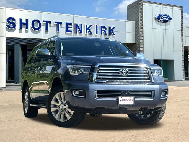 Shoreline Mist 2021 Toyota Sequoia Platinum RWD SUV / Crossover 4X2 6-Speed Automatic