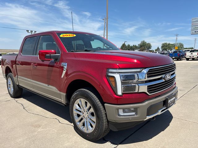 Ruby Red Metallic Tinted Clearcoat 2026 Ford F-150 King Ranch SuperCrew 4WD Pickup Truck Four-Wheel Drive Automatic