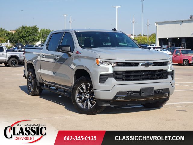 Slate Gray Metallic 2024 Chevrolet Silverado 1500 Pickup Truck Four-Wheel Drive Automatic