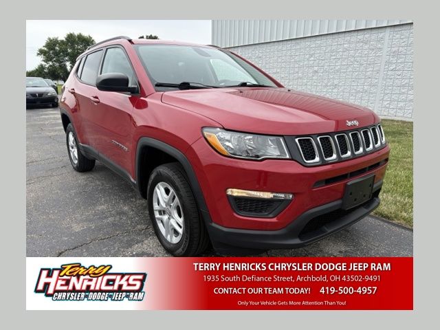 Redline Pearlcoat 2018 Jeep Compass Sport 4WD SUV / Crossover Four-Wheel Drive 9-Speed Automatic