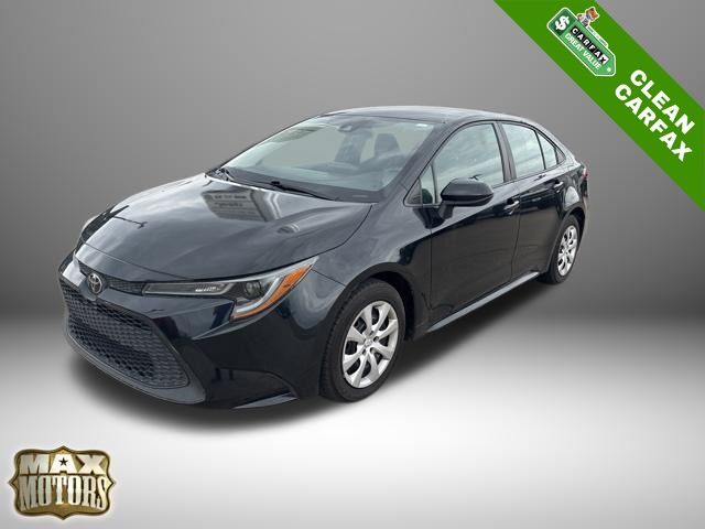Black 2022 Toyota Corolla LE FWD Sedan Front-Wheel Drive Continuously Variable Transmission