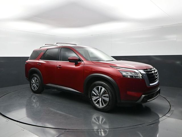 Red (Scarlet) 2023 Nissan Pathfinder SUV / Crossover All-Wheel Drive 9-Speed Automatic
