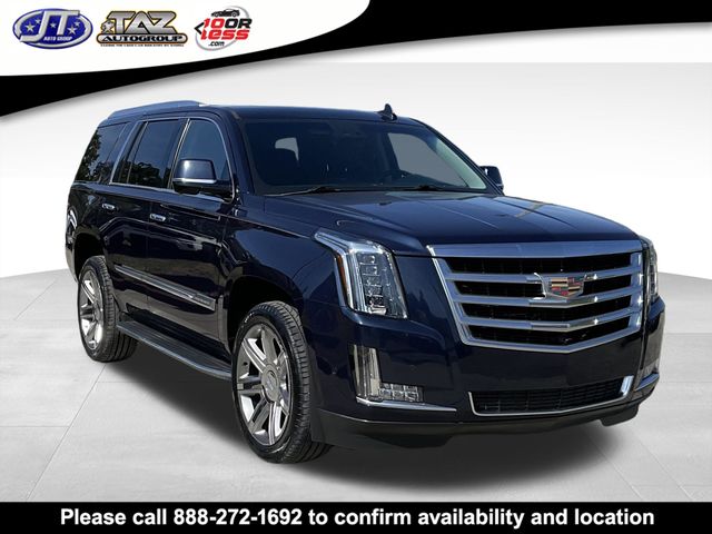 Dark Adriatic Blue Metallic 2019 Cadillac Escalade Luxury RWD SUV / Crossover Rear-Wheel Drive