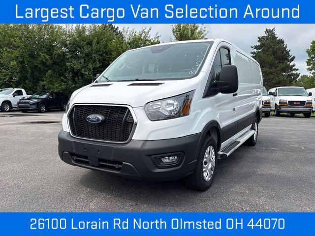 Oxford White 2025 Ford Transit Cargo Van Rear-Wheel Drive