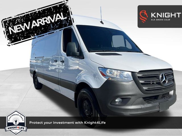 Arctic White 2023 Mercedes-Benz Sprinter Cargo Van Rear-Wheel Drive 9-Speed Automatic