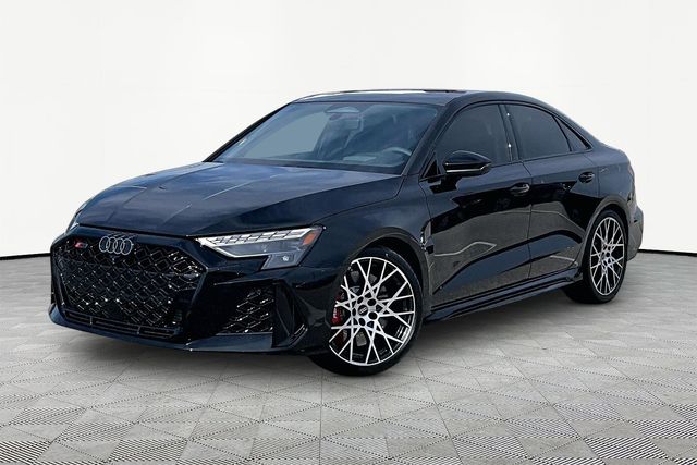 Black 2026 Audi RS 3 Sedan All-Wheel Drive 7-Speed Automatic