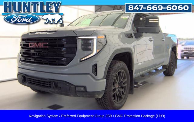 Gray 2024 GMC Sierra 1500 Pickup Truck Four-Wheel Drive Automatic