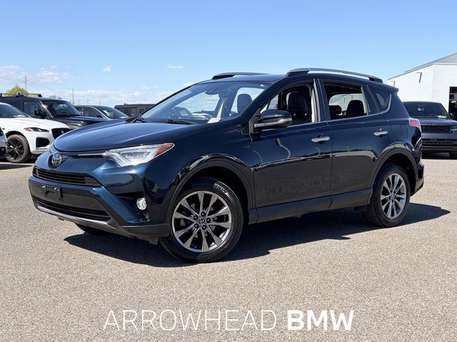Teal (Aqua) 2018 Toyota RAV4 Limited AWD SUV / Crossover All-Wheel Drive 6-Speed Automatic