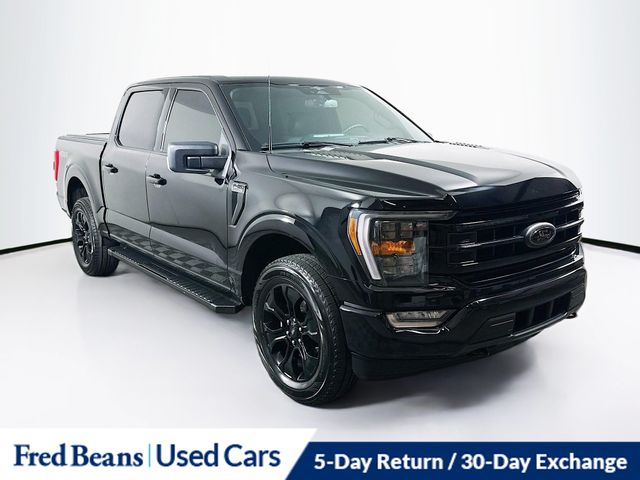 Agate Black Metallic 2023 Ford F-150 XLT SuperCrew 4WD Pickup Truck Four-Wheel Drive Automatic