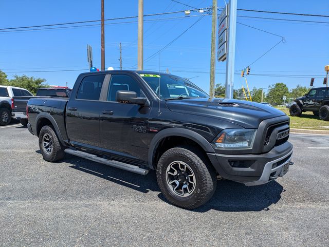 Brilliant Black Crystal Pearlcoat 2015 RAM 1500 Rebel Crew Cab 4WD Pickup Truck Four-Wheel Drive 8-Speed Automatic