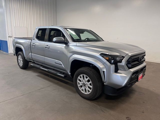 Silver 2026 Toyota Tacoma SR5 Double Cab 4WD Pickup Truck Four-Wheel Drive 8-Speed Automatic
