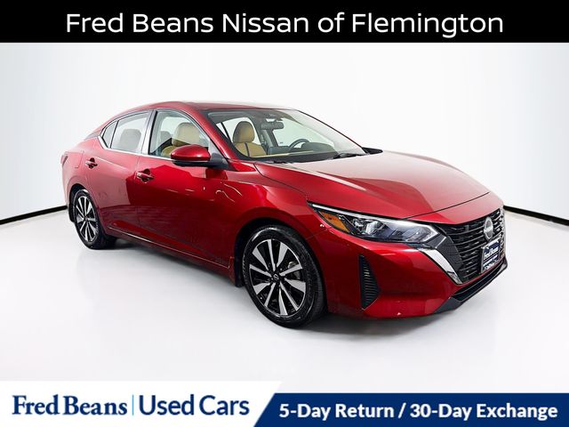 Red (Scarlet Ember Tintcoat) 2024 Nissan Sentra SV FWD Sedan Front-Wheel Drive Continuously Variable Transmission