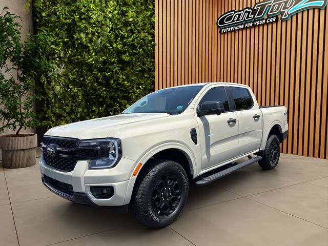 2025 FORD RANGER XLT • FX4 • 4X4 • 2.3L ECOBOOST CLEAN CARFAX • 1 OWNER XLT TECHNOLOGY PACKAGE • 360° CAMERA • ADAPTIVE CRUISE • BLACK APPEARANCE PACKAGE