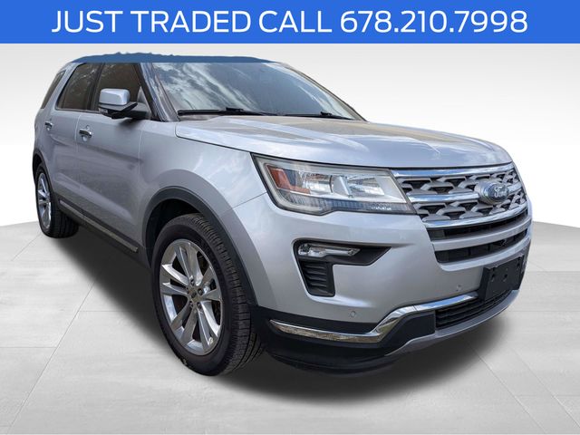 Ingot Silver 2018 Ford Explorer Limited SUV / Crossover Front-Wheel Drive 6-Speed Automatic