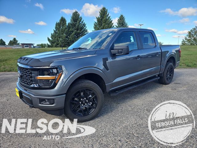 Gray Metallic 2024 Ford F-150 Pickup Truck Four-Wheel Drive Automatic