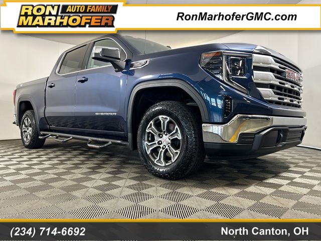Pacific Blue Metallic 2023 GMC Sierra 1500 Pickup Truck Four-Wheel Drive Automatic
