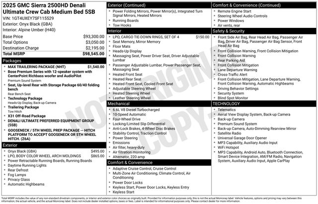 Used 2025 GMC Sierra 2500HD Truck