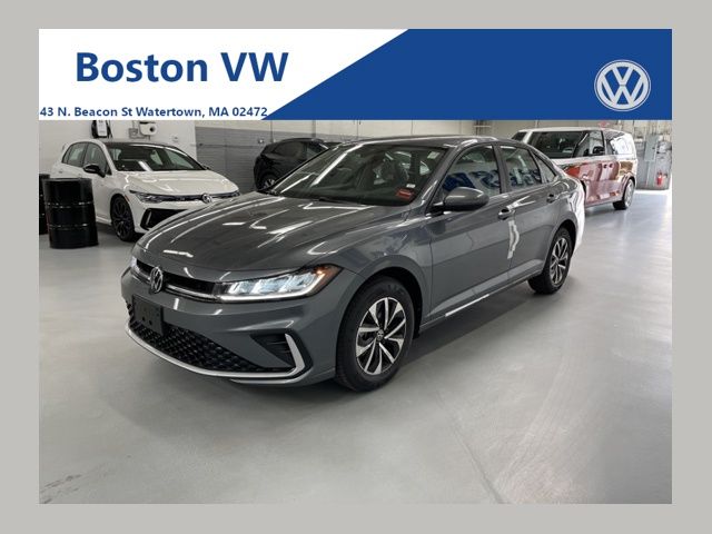 Platinum Gray 2026 Volkswagen Jetta S FWD Sedan Front-Wheel Drive 8-Speed Automatic
