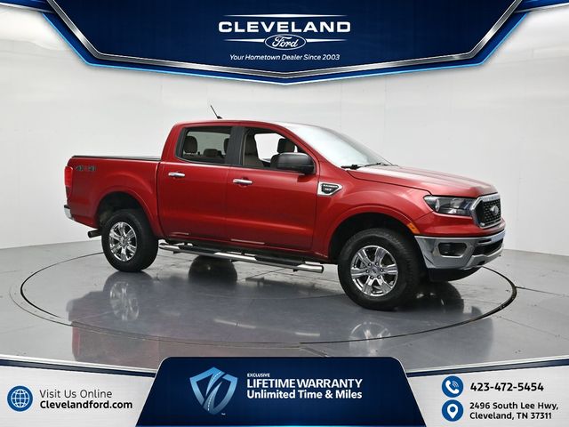 Red Metallic 2021 Ford Ranger Pickup Truck Four-Wheel Drive Automatic