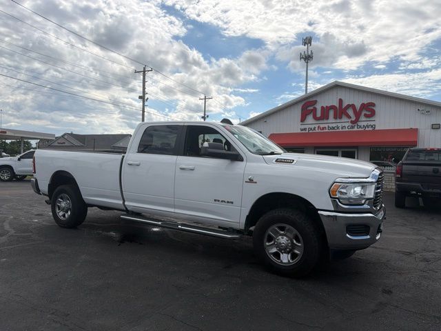 Bright White Clearcoat 2021 RAM 2500 Pickup Truck Four-Wheel Drive 6-Speed Automatic