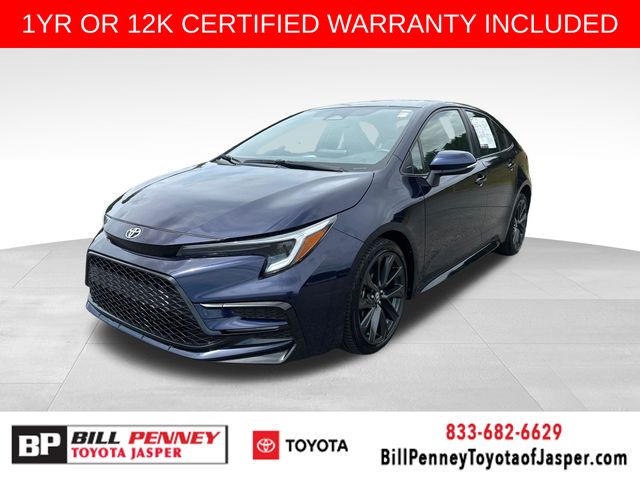 Blueprint 2023 Toyota Corolla SE FWD Sedan Front-Wheel Drive Continuously Variable Transmission