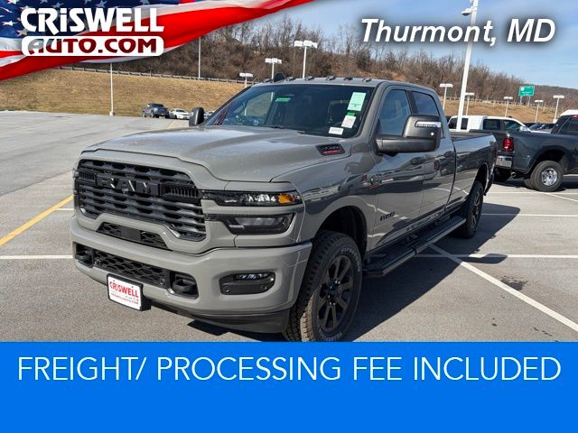 Gray Clearcoat 2026 RAM 3500 Big Horn Crew Cab LB 4WD Pickup Truck Four-Wheel Drive 8-Speed Automatic