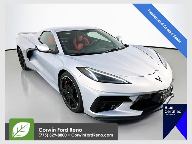 Silver Flare Metallic 2023 Chevrolet Corvette Stingray 3LT Convertible RWD Convertible Rear-Wheel Drive 8-Speed Dual Clutch