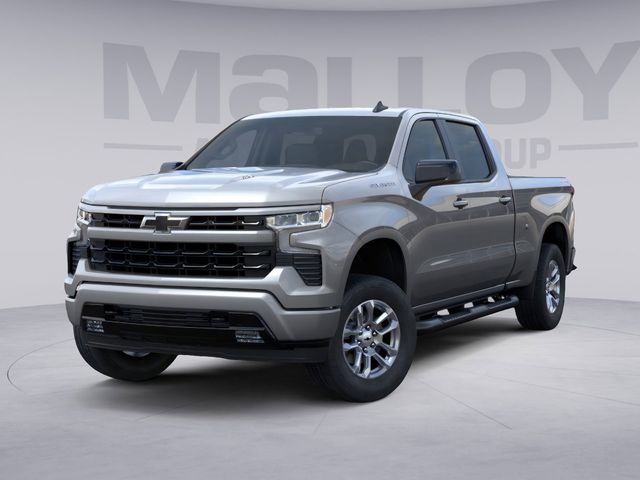 Sterling Gray Metallic 2026 Chevrolet Silverado 1500 RST Crew Cab 4WD Pickup Truck Four-Wheel Drive Automatic
