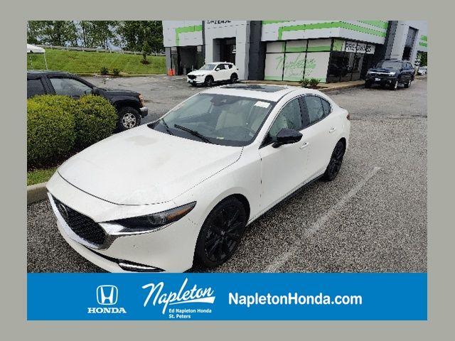 Snowflake White Pearl Mica 2023 Mazda MAZDA3 2.5 Turbo Premium Plus Sedan AWD Sedan All-Wheel Drive 6-Speed Automatic