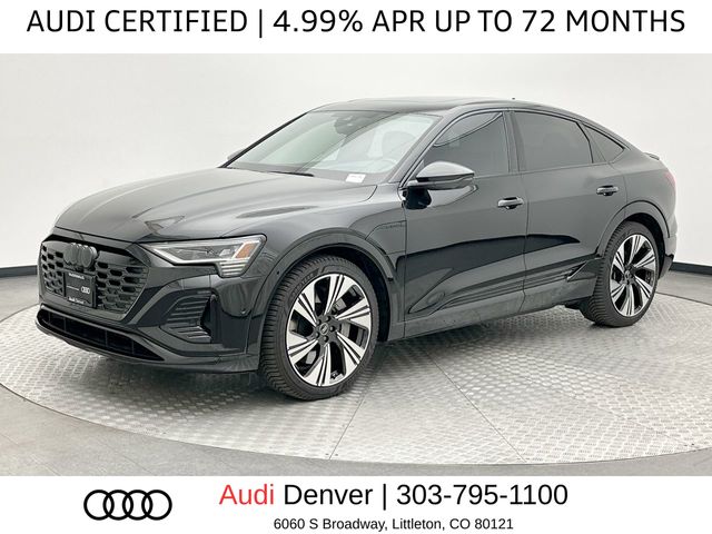 Mythos Black Metallic 2024 Audi Q8 e-tron Sportback Sedan All-Wheel Drive Automatic