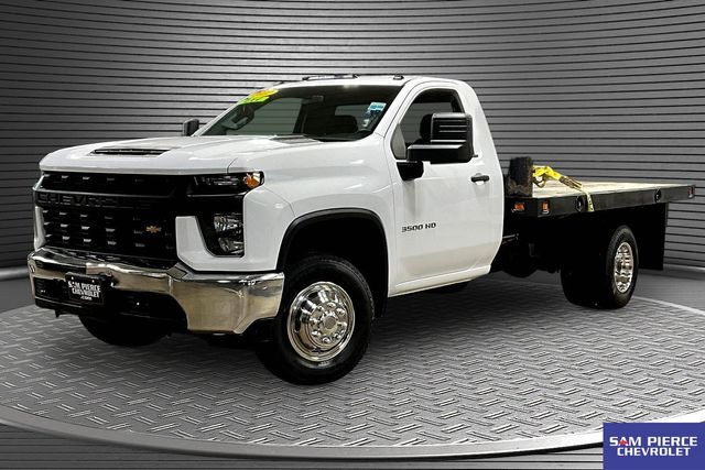 Summit White 2022 Chevrolet Silverado 3500HD Pickup Truck Four-Wheel Drive 6-Speed Automatic