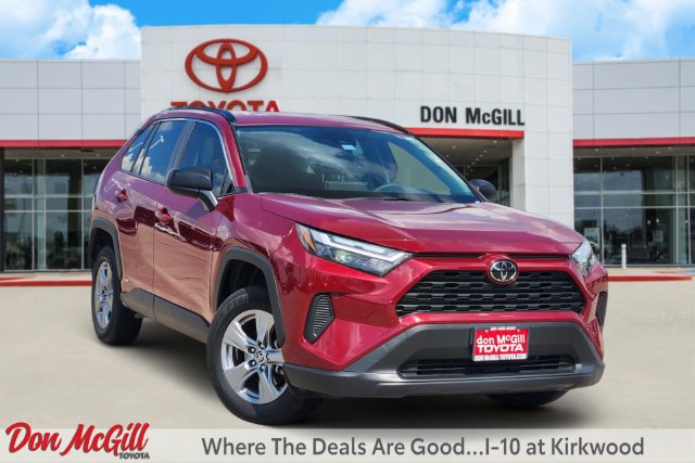 2025 Toyota RAV4 Hybrid LE Red at Classic Elite Chevrolet Sugar Land