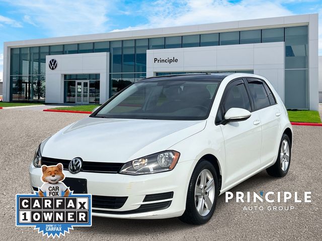 White 2017 Volkswagen Golf TSI Wolfsburg Edition 4-Door FWD Hatchback Front-Wheel Drive 6-Speed Automatic