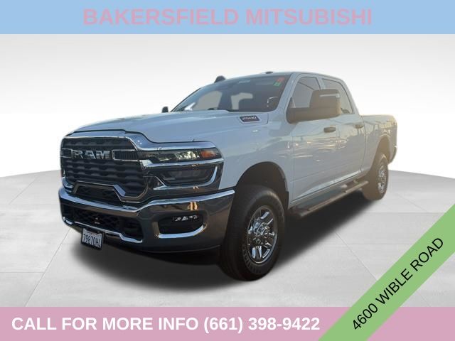 Bright White Clearcoat 2025 RAM 2500 Tradesman Crew Cab 4WD Pickup Truck Four-Wheel Drive 8-Speed Automatic