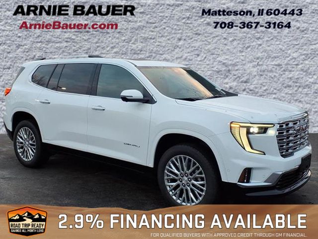 Summit White 2026 GMC Acadia Denali AWD SUV / Crossover Four-Wheel Drive 8-Speed Automatic