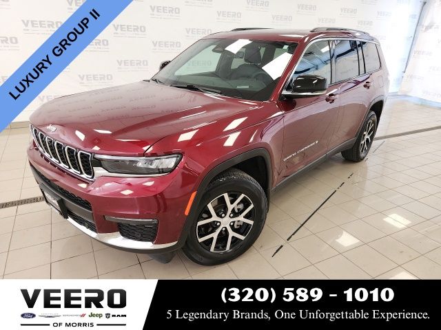 Velvet Red Pearlcoat 2024 Jeep Grand Cherokee L SUV / Crossover Four-Wheel Drive 8-Speed Automatic
