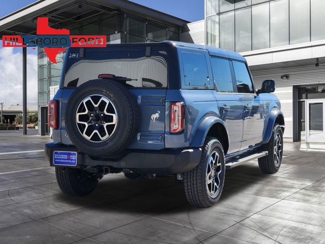 2024 Azure Gray Metallic Tri-Coat Ford Bronco Outer Banks 4X4 SUV