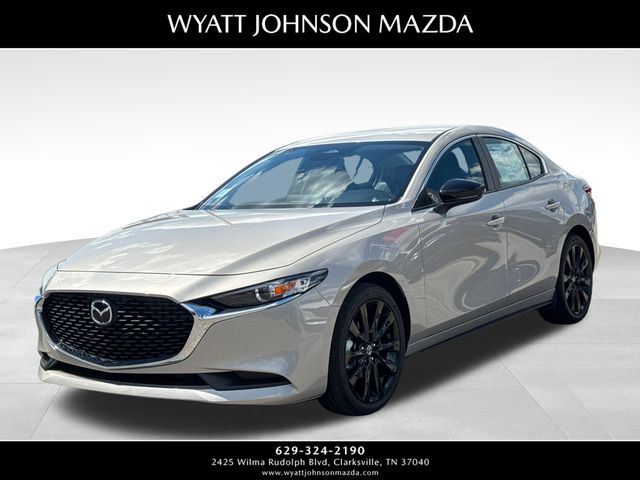 Gray (Platinum Quartz Metallic) 2026 Mazda MAZDA3 Sedan Front-Wheel Drive 6-Speed Automatic