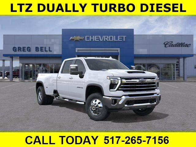 Summit White 2026 Chevrolet Silverado 3500HD Pickup Truck Four-Wheel Drive Automatic