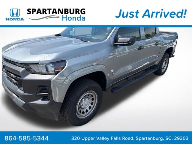 Sterling Gray Metallic 2025 Chevrolet Colorado Work Truck Crew Cab RWD Pickup Truck 4X2 8-Speed Automatic
