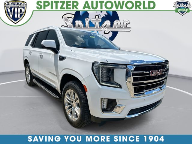 Summit White 2021 GMC Yukon SUV / Crossover Four-Wheel Drive