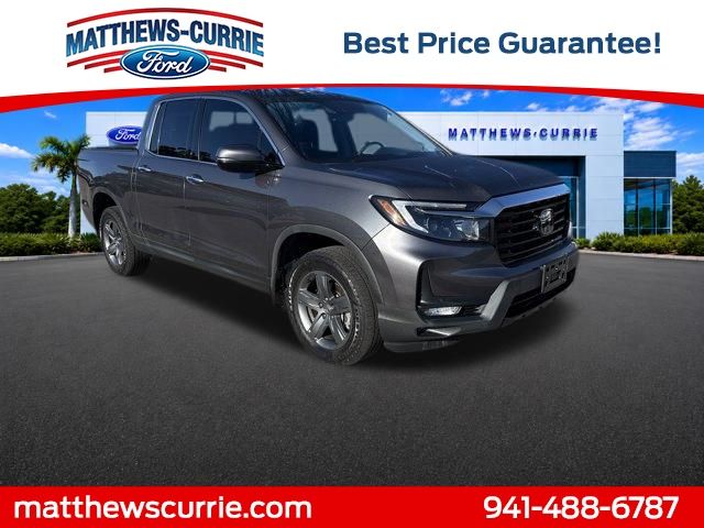Sonic Gray Pearl 2023 Honda Ridgeline RTL-E AWD Pickup Truck All-Wheel Drive 9-Speed Automatic