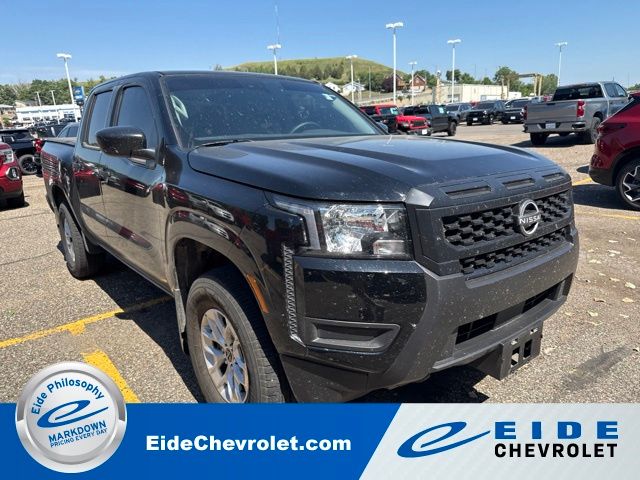 Super Black 2025 Nissan Frontier Pickup Truck Four-Wheel Drive 9-Speed Automatic Overdrive